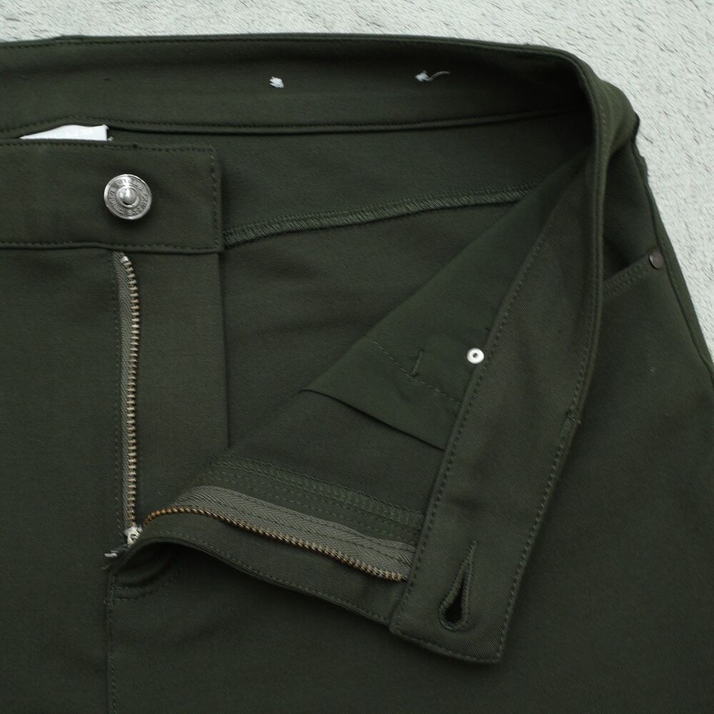 Chico's Pants Women's  Size 1R US-8 Green High-Rise Skinny 30" Inseam Stretch - Picture 2 of 16